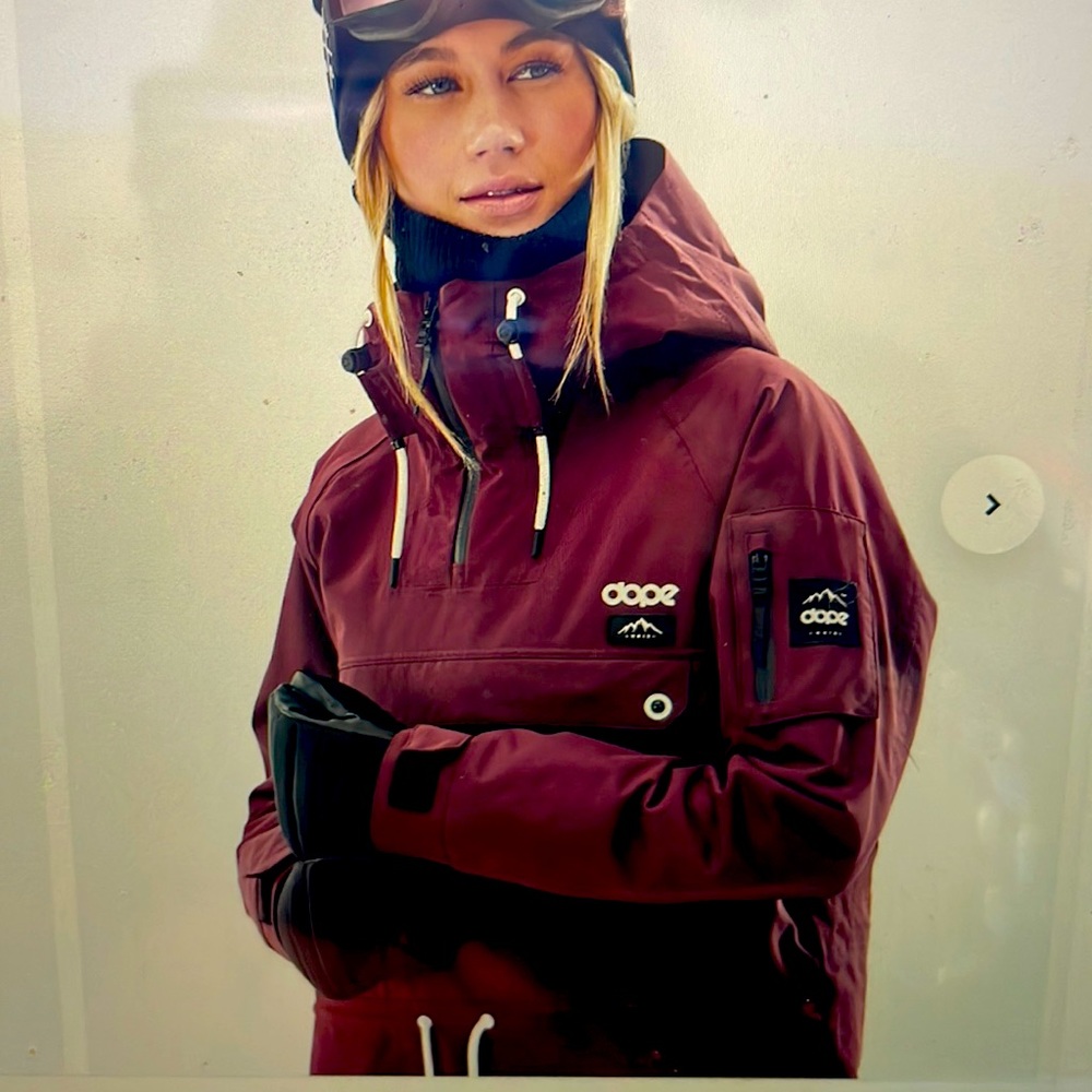 Dope Annok Women’s Snowboarding Jacket Burgundy M